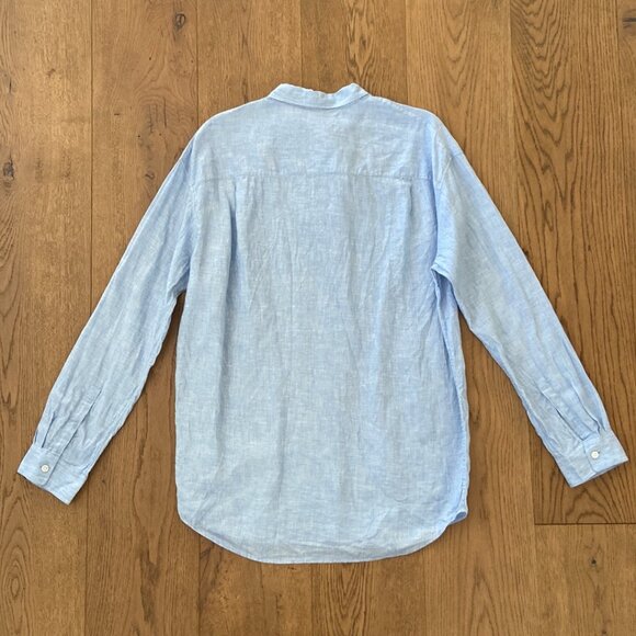 Acne Studios Bela Slub Linen Shirt - Picture 6 of 10